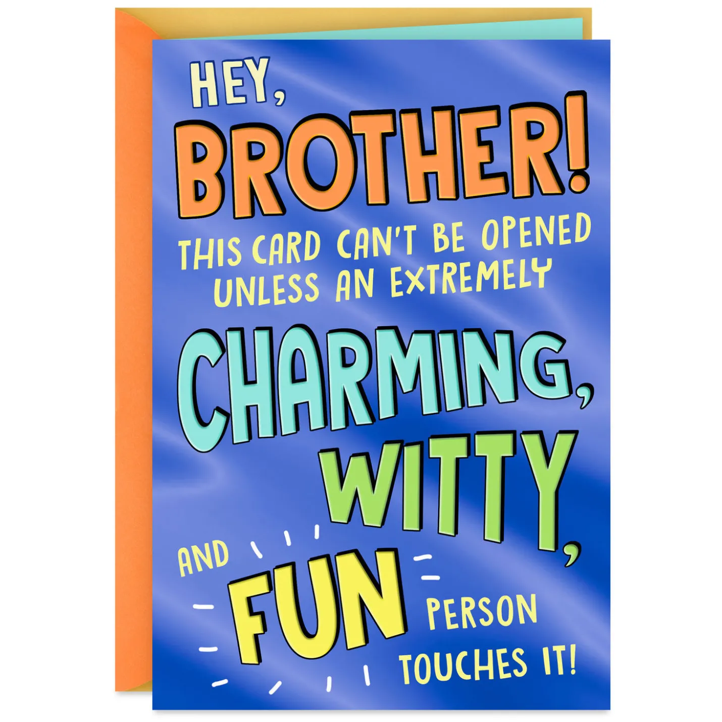 For Charming and Witty People Only Funny Birthday Card for Brother