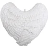 Forever Loved Memorial Heart and Angel Wings Personalized Ornament, Custom Text