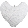 Forever Loved Memorial Heart and Angel Wings Personalized Ornament, Custom Photo