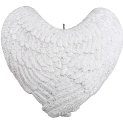 Forever Loved Memorial Heart and Angel Wings Personalized Ornament, Custom Photo