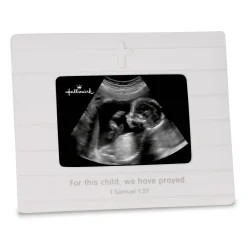 For This Child We Prayed Sonogram Porcelain Picture Frame, 3.75x2.5