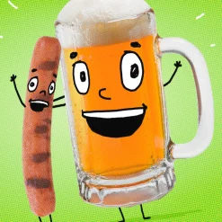 Frank and Stein Funny Halloween Card