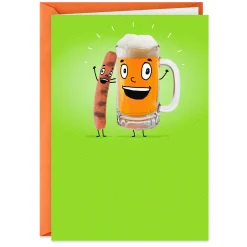 Frank and Stein Funny Halloween Card