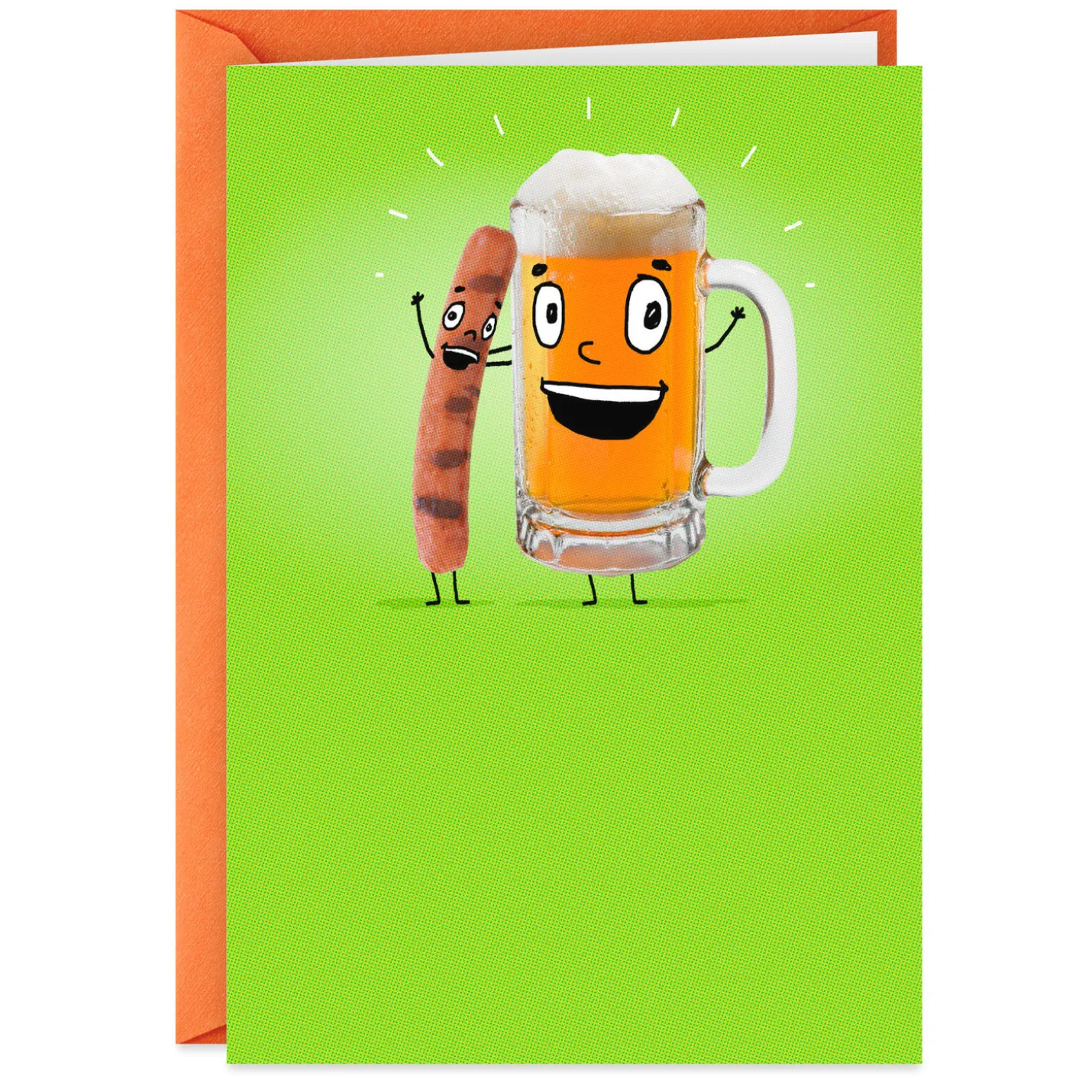 Frank and Stein Funny Halloween Card