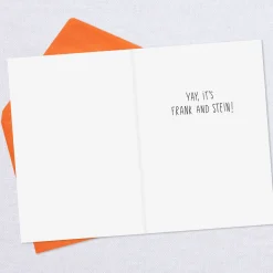Frank and Stein Funny Halloween Card