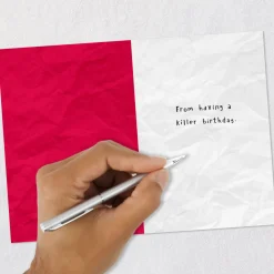 Friday the 13th Nothing Will Save You Funny Birthday Card