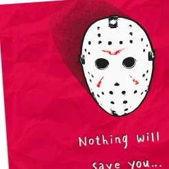 Friday the 13th Nothing Will Save You Funny Birthday Card