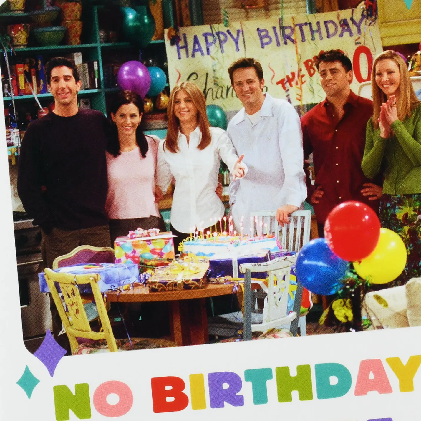Friends™ Good Food and Laughs Funny Birthday Card From Us