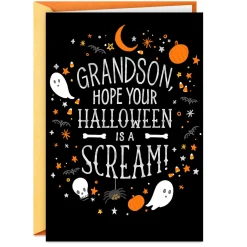 Frightful Fun Halloween Card for Grandson