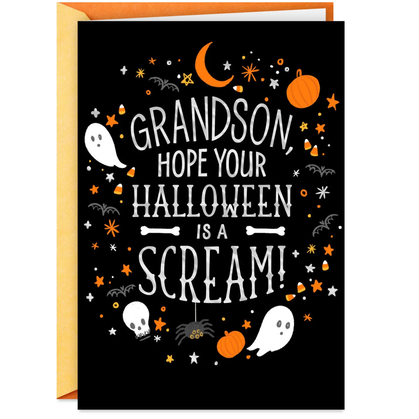 Frightful Fun Halloween Card for Grandson