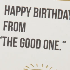 From the Good One Funny Birthday Card