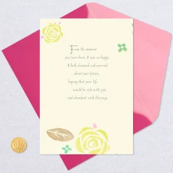 From the Moment You Were Born Birthday Card