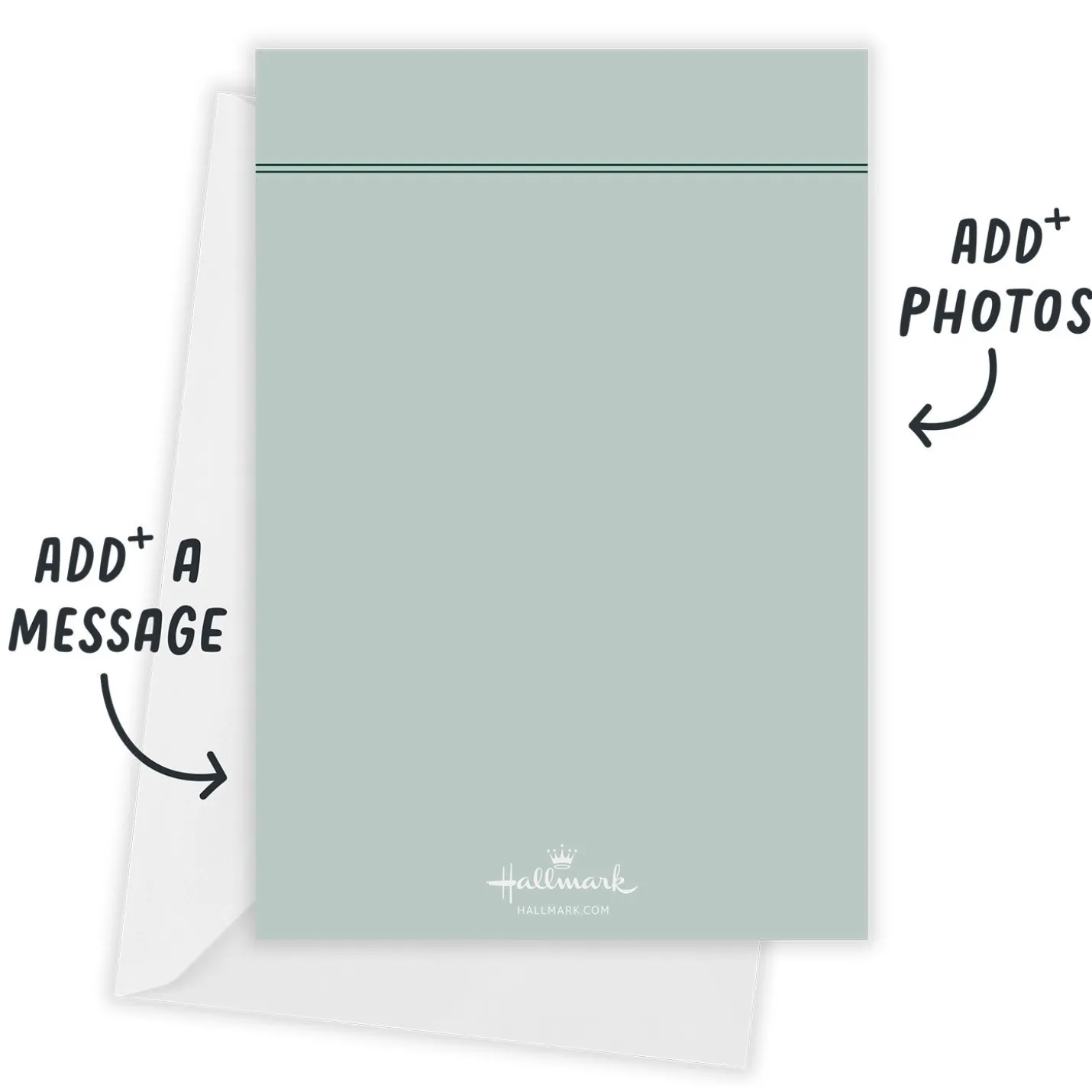 Frosted Botanicals Flat Holiday Photo Card