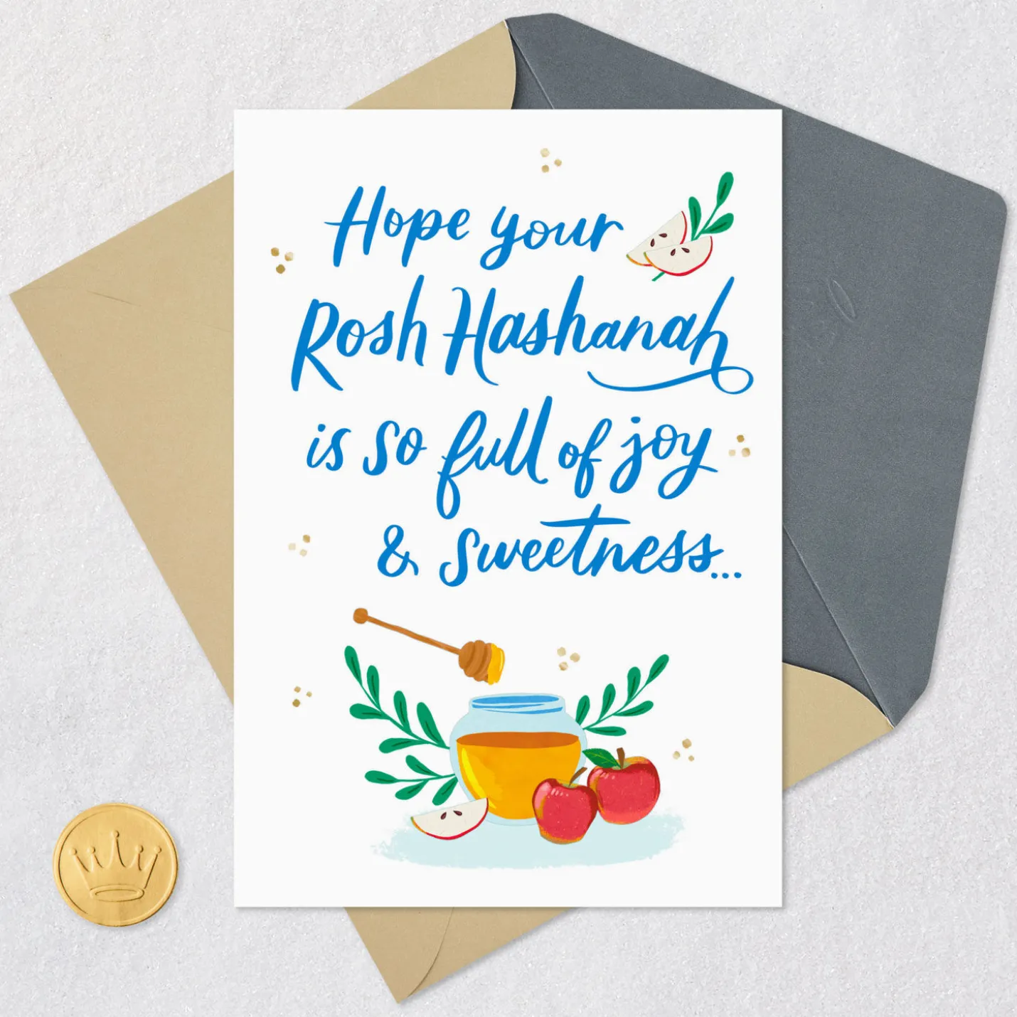 Full of Joy and Sweetness Rosh Hashanah Card