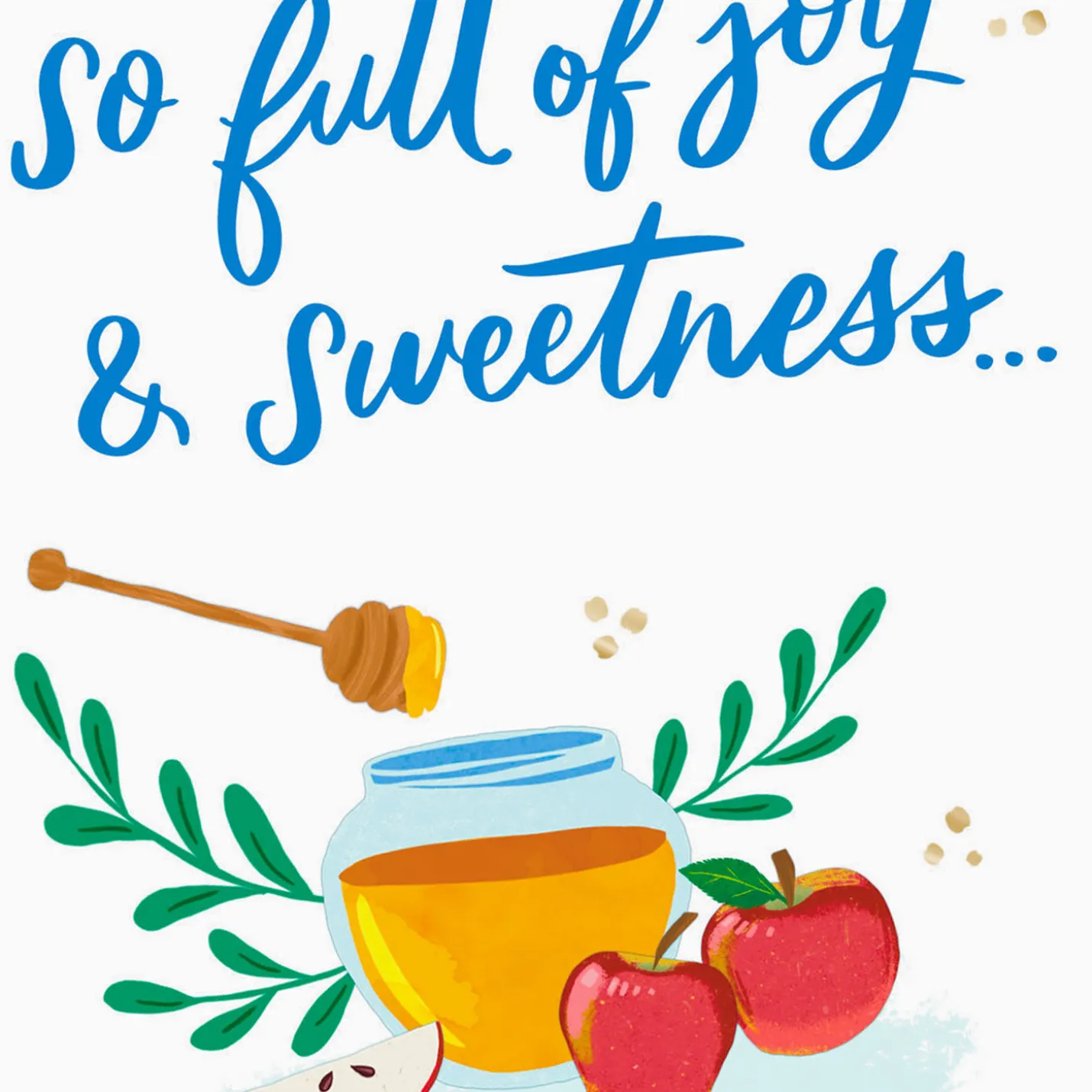 Full of Joy and Sweetness Rosh Hashanah Card