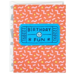 Fun Ticket Birthday Card