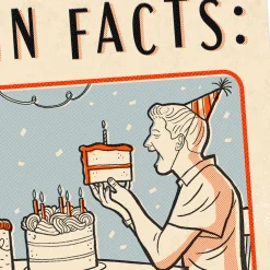Fun Facts Funny Leap Day Birthday Card