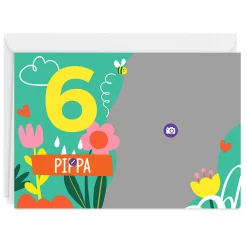 Fun Flowers Custom Birthday Card