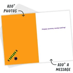 Fun Ghost Photo Hole Custom Halloween Card