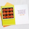 Fun Pumpkin Faces Halloween Card With Stickers for Grandson
