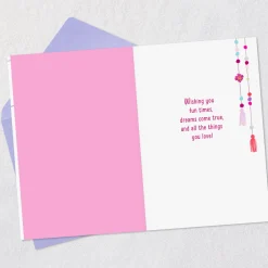 Fun Times and Dreams Come True Birthday Card for Kids