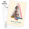 Fun Tree Frame Flat Christmas Photo Card