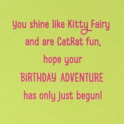 Gabby's Dollhouse Cat-titude Birthday Card with Stickers