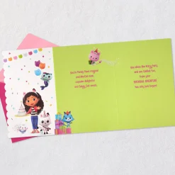 Gabby's Dollhouse Cat-titude Birthday Card with Stickers