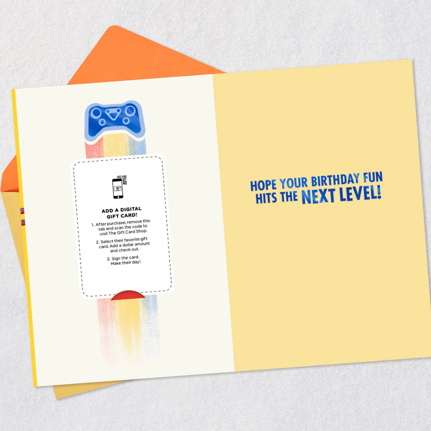 Game On Gift Card Greeting Birthday Card for Kids