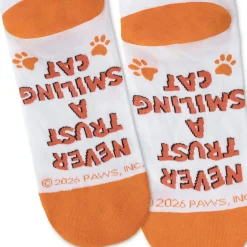 Garfield Poses and Paw Prints Novelty Crew Socks