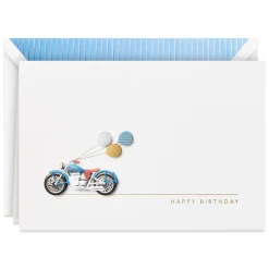 Gears to You Motorcycle Birthday Card