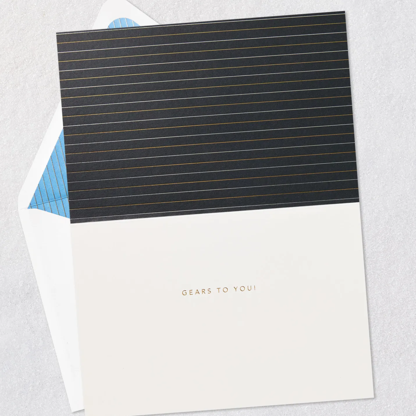 Gears to You Motorcycle Birthday Card