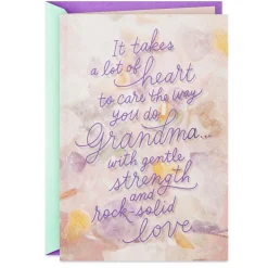 Gentle Strength and Rock-Solid Love Birthday Card for Grandma