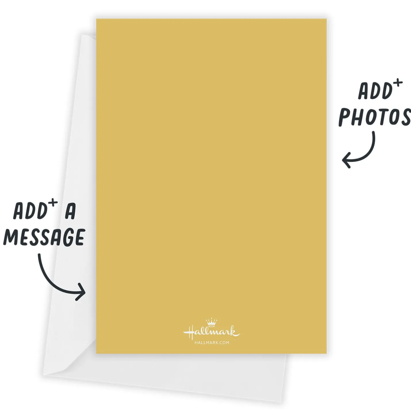 Geometric Gold Circles Flat Holiday Photo Card