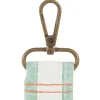 Geometric Pastel Wrist Strap Key Ring