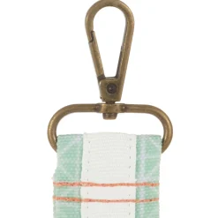 Geometric Pastel Wrist Strap Key Ring