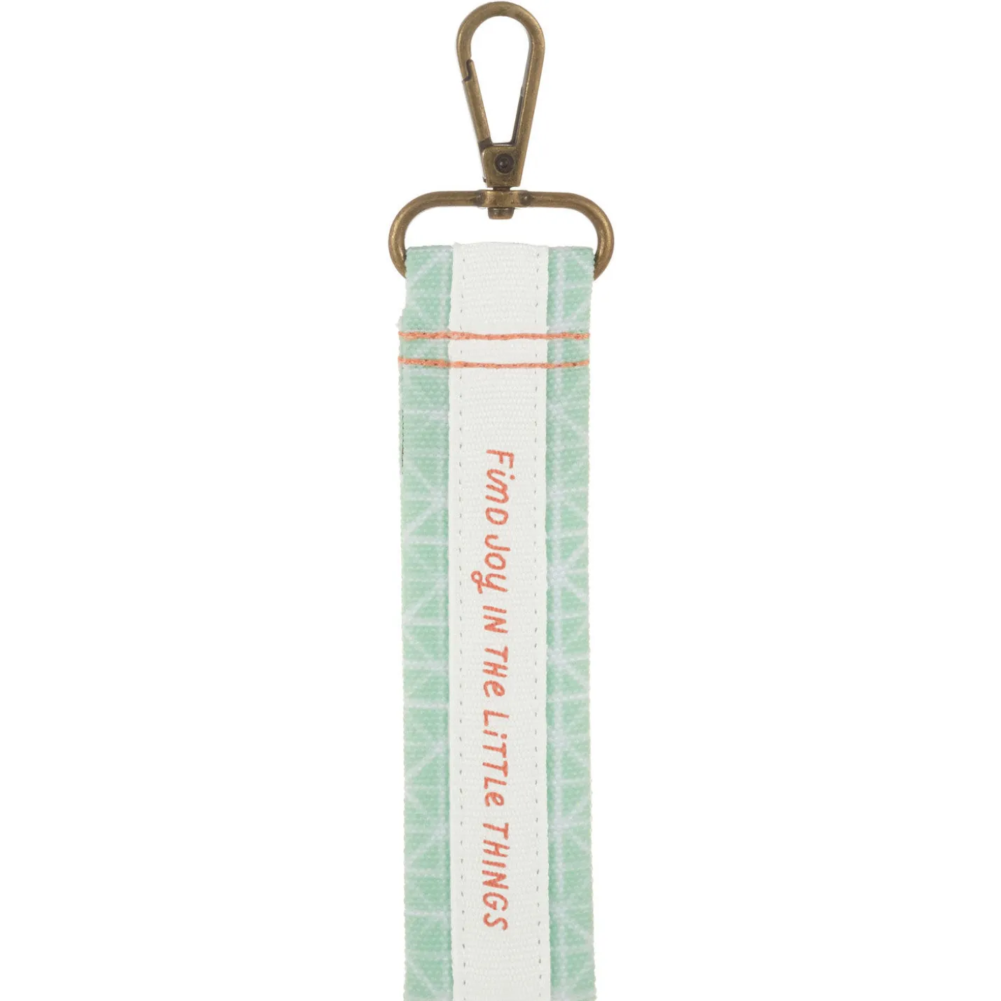 Geometric Pastel Wrist Strap Key Ring