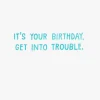 Get Into Trouble Cake-Stealing Dogs Gift Card Greeting Funny Birthday Card