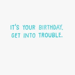 Get Into Trouble Cake-Stealing Dogs Gift Card Greeting Funny Birthday Card