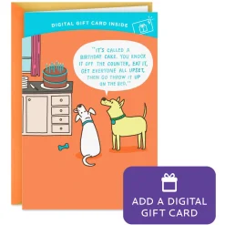 Get Into Trouble Cake-Stealing Dogs Gift Card Greeting Funny Birthday Card