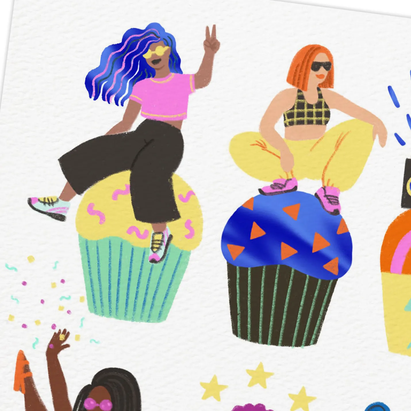Get Your Cake On Birthday Card for Her