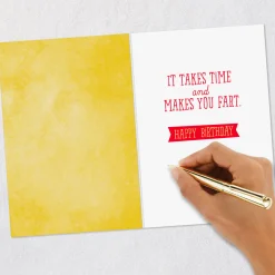 Getting Older Is Like Chili Funny Birthday Card