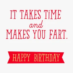 Getting Older Is Like Chili Funny Birthday Card