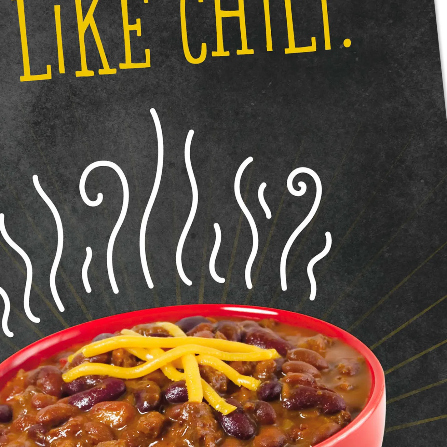 Getting Older Is Like Chili Funny Birthday Card