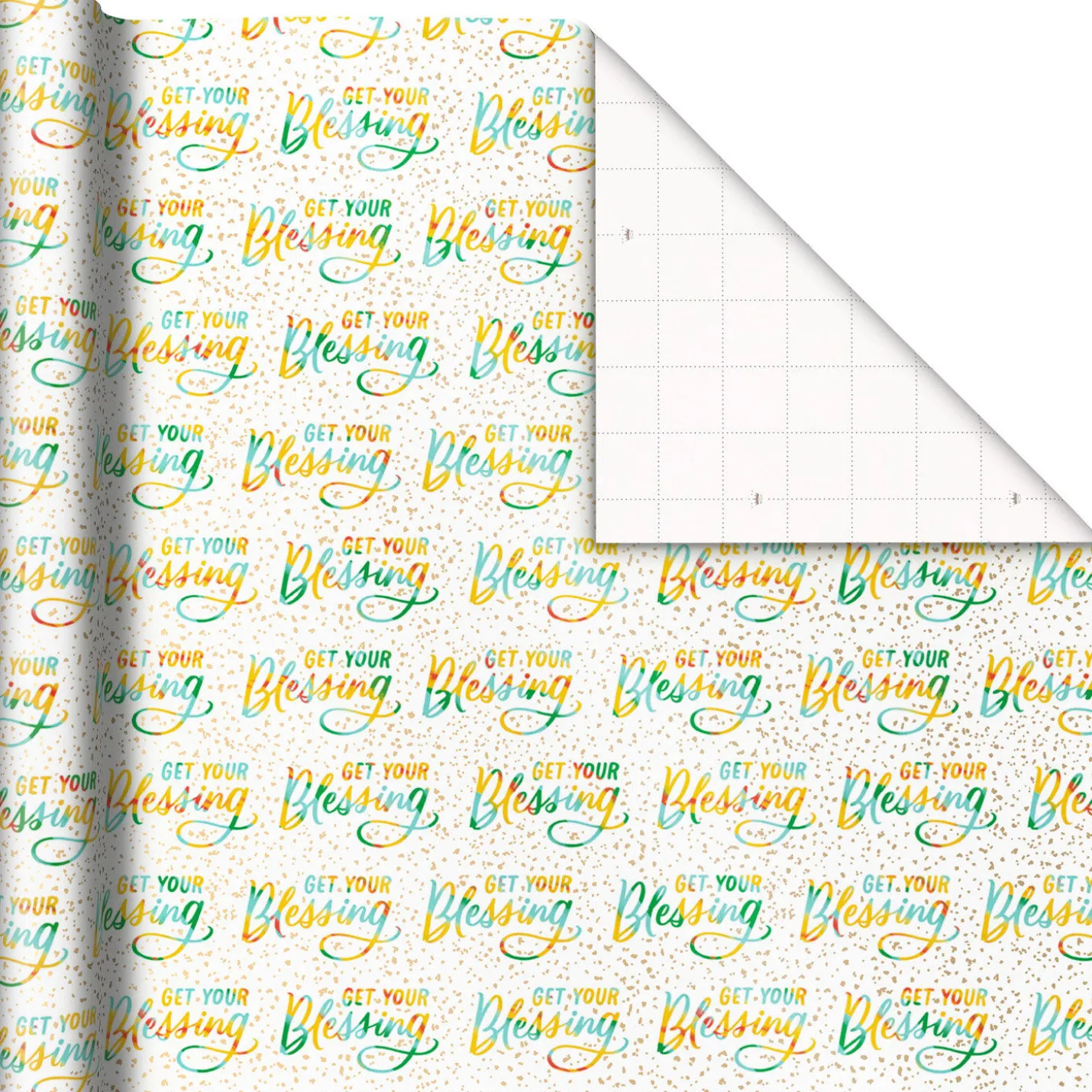 Get Your Blessing 3-Pack Assorted Wrapping Paper, 75 sq. ft. total