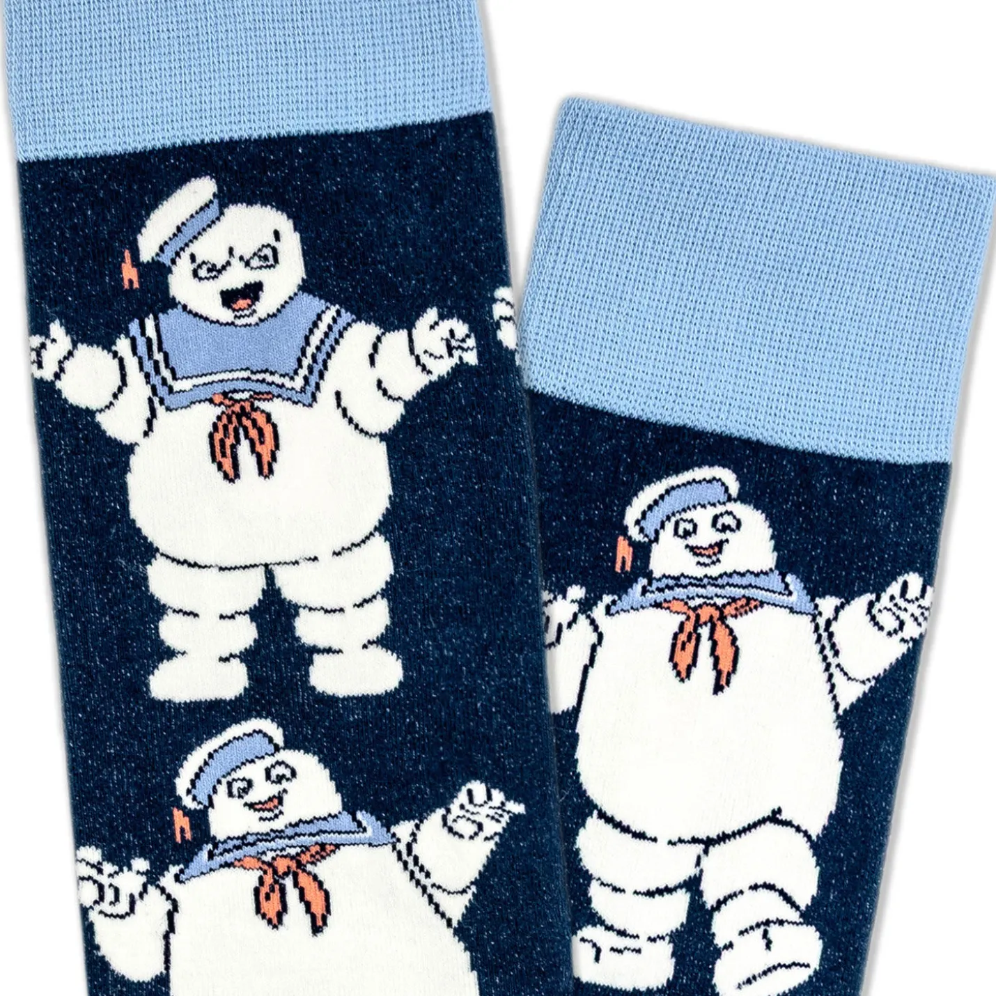 Ghostbusters Stay Puft Marshmallow Man Novelty Crew Socks