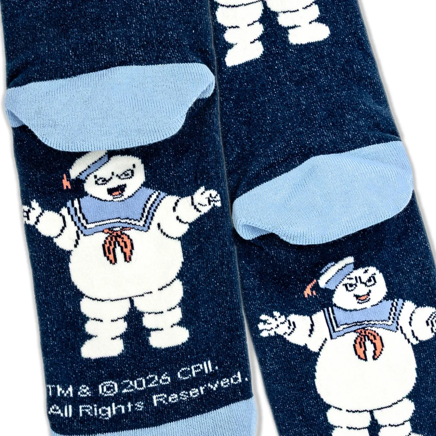 Ghostbusters Stay Puft Marshmallow Man Novelty Crew Socks