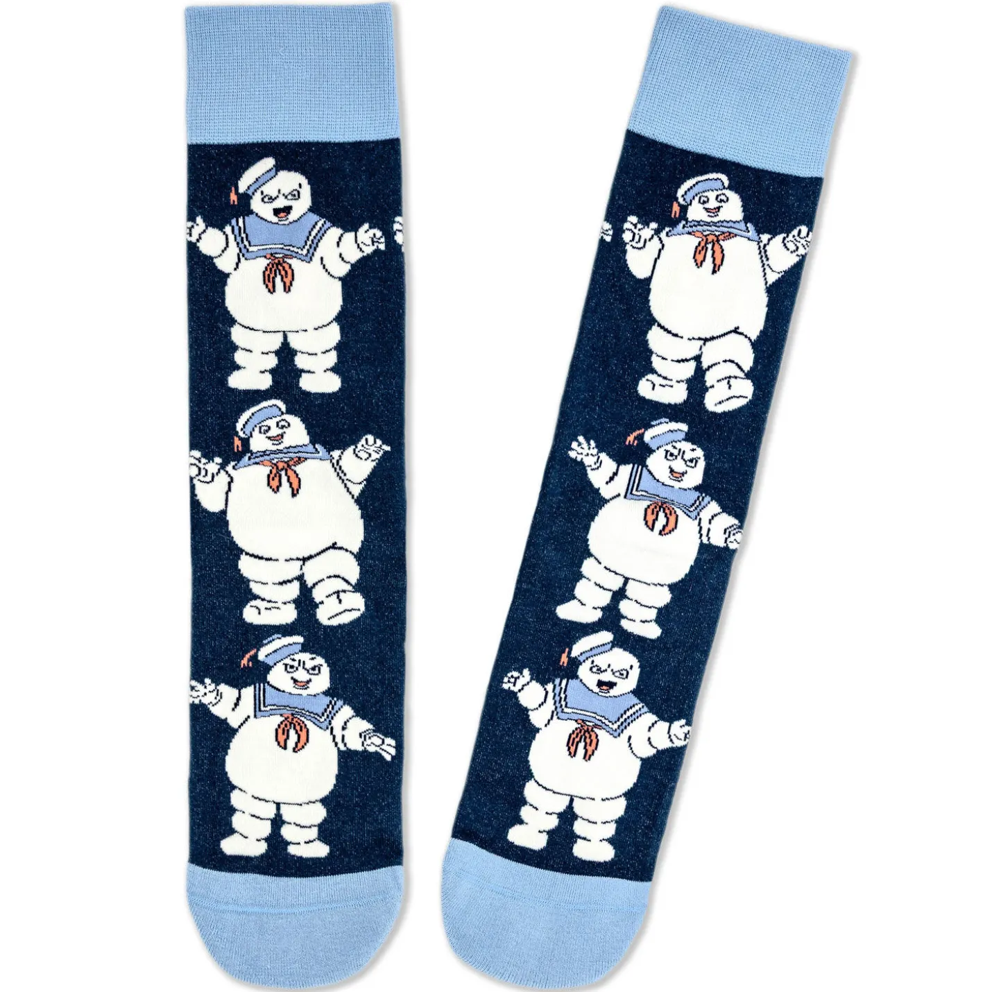Ghostbusters Stay Puft Marshmallow Man Novelty Crew Socks