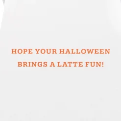 Ghost with Pumpkin Latte Paper Craft Halloween Card