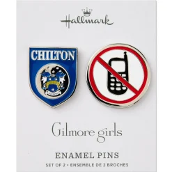 Gilmore Girls Chilton and No Cell Phone Signs Enamel Pins, Set of 2